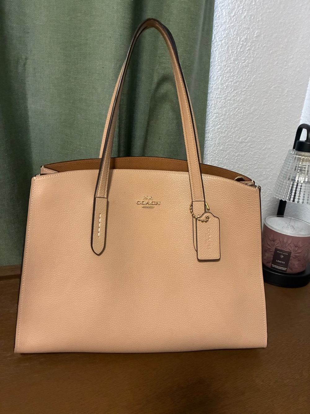 Coach Pebbled Leather Tote